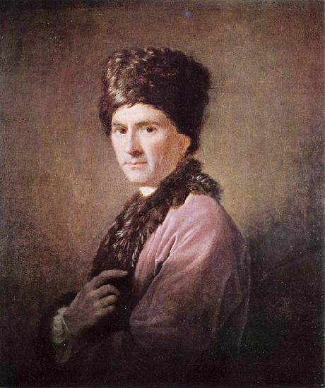 Allan Ramsay Portrat des Jean-Jacques Rousseau oil painting image